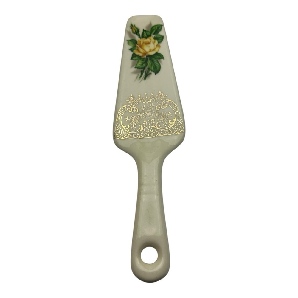 Georgian China 22kt Gold Pie Lifter